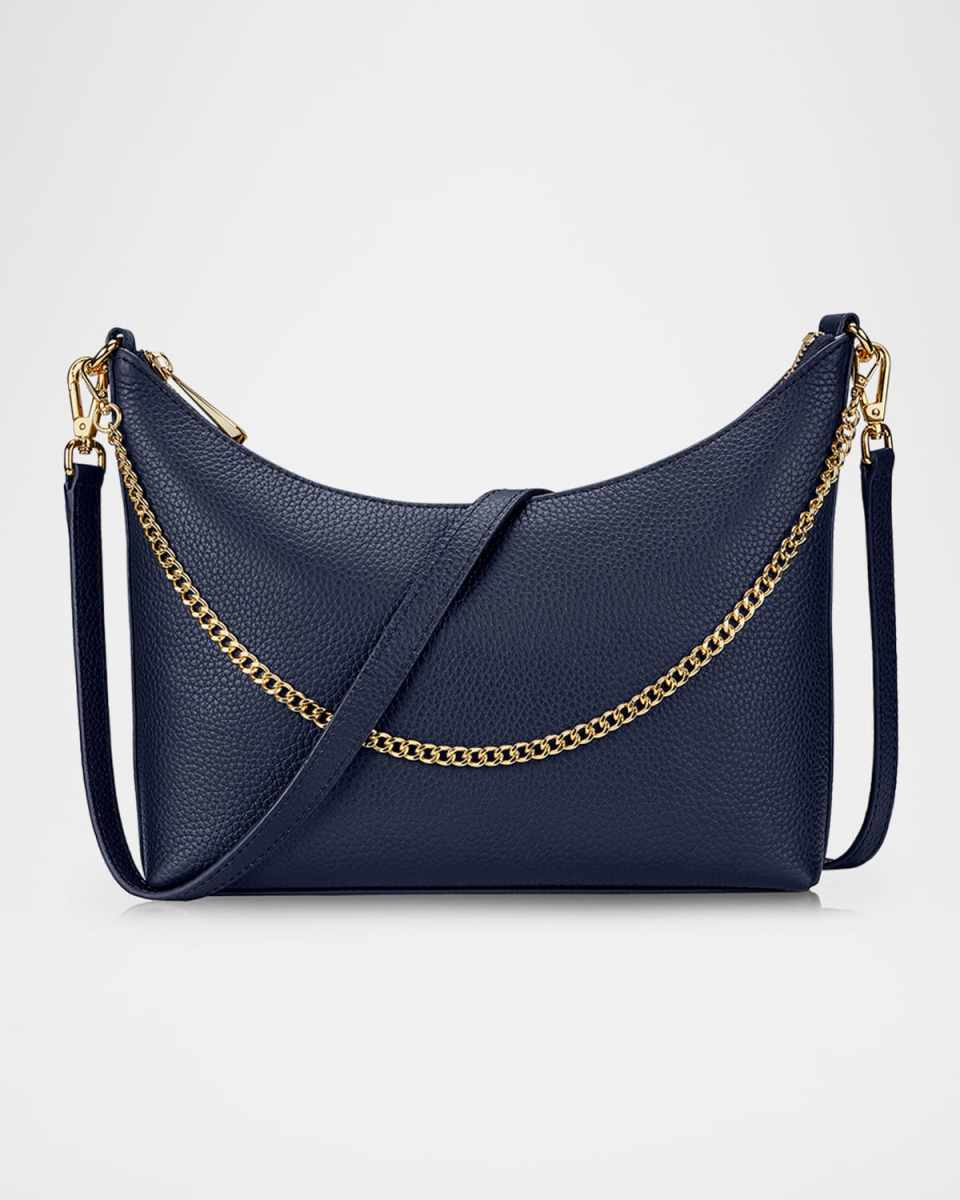 Jules Zip Leather Crossbody Bag